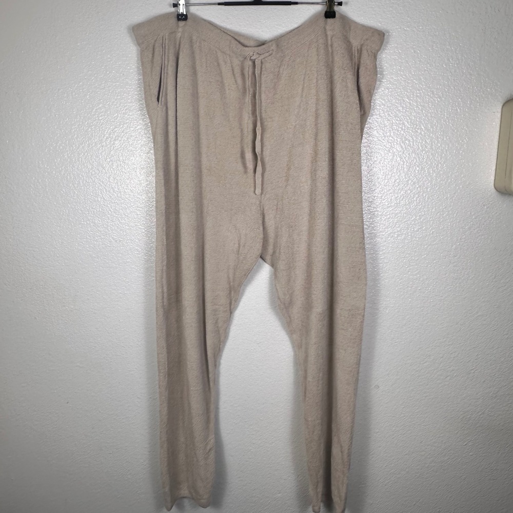 Barefoot Dreams CozyChic Ultra Lite Everyday Pants Stone 3XT NEW